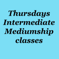 Weekly Thurs Intermediate Mediumship